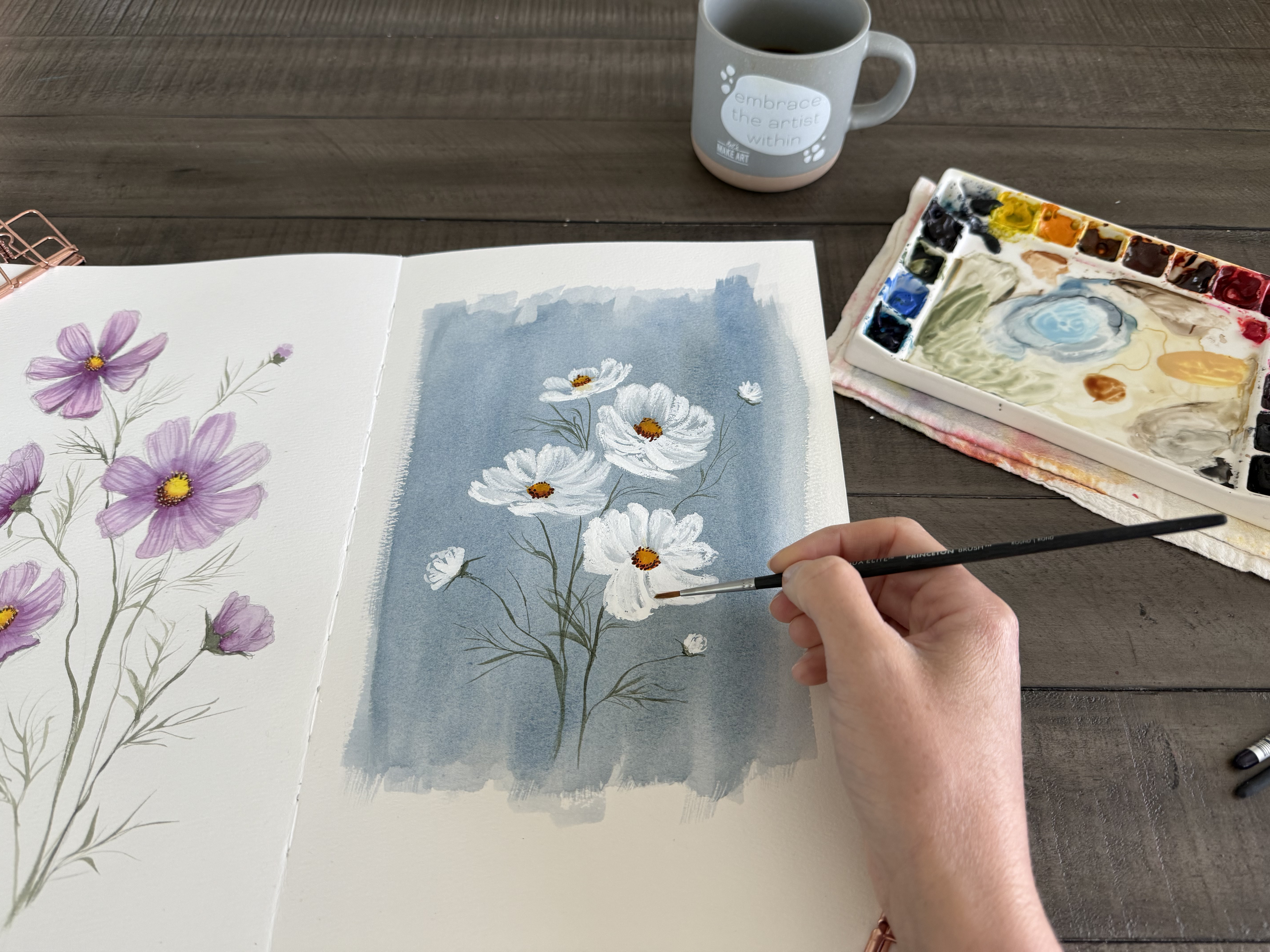 desk painting